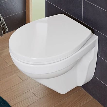 Villeroy & Boch O.novo wall-hung WC Compact with WC seat in Combi Pack 7667HR01