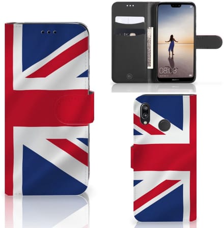 Huawei P20 Lite Bookstyle Case Groot-Brittannië