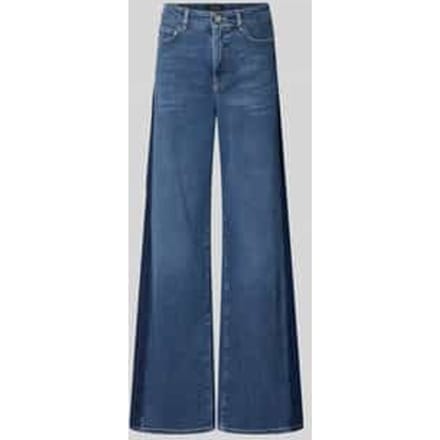 Wide leg jeans met steekzakken