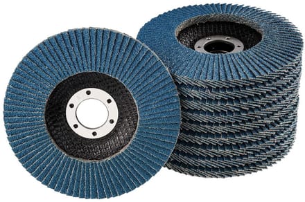 Set van 10 schuurschijven 115 mm korrel 40 voor slijptollen
