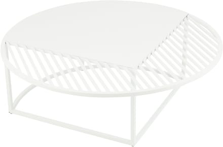 J-Line bijzettafel Outdoor Rond - metaal - wit
