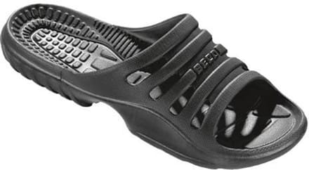 BECO dames badslippers - zwart - maat 42