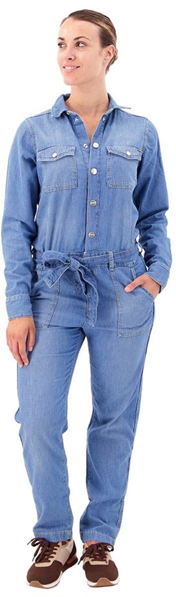 Pepe Jeans Chleo Jumpsuit Met Lange Mouwen Blauw S Vrouw