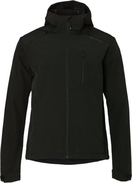 Brunotti - Mib Men Softshell Jacket Heren - Black - Outdoor Jas - Windbreaker - XXL