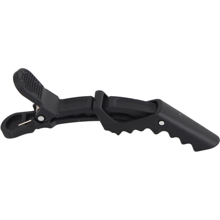 6 STKS Mode Salon Haarclip Alligator Kapsel Klemmen Haargrip Styling Tools(Zwart) zwart