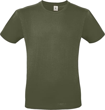 Classic E150 T-shirt B&C Collectie Urban Khaki Maat M