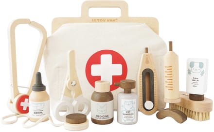Le Toy Van dierenarts speelgoedset FSC 100% educatief karton.
