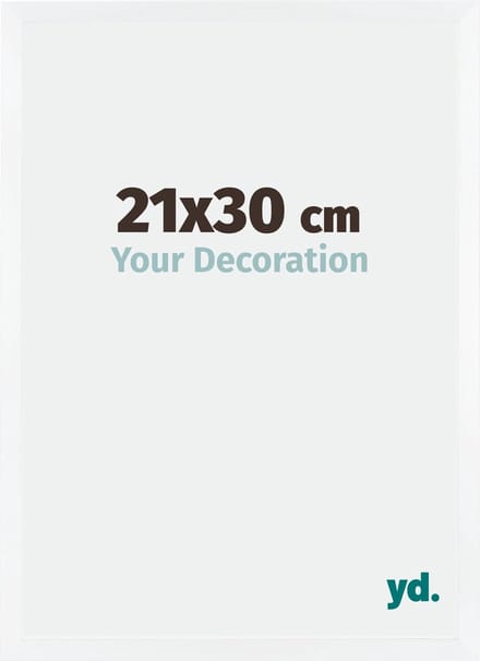 Your Decoration - Fotolijst 21x30 cm - MDF - Wit Mat - Catania