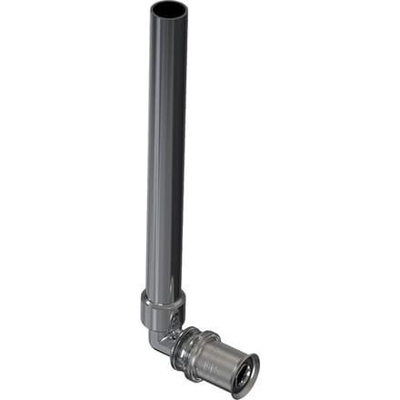 Wavin Tigris M5 pers kniekoppeling radiator 15x16mm 300mm
