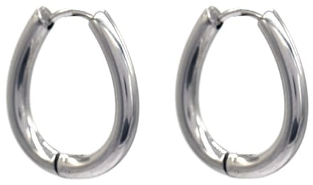 Oorbellen - Oorringen - RVS - 1,7 cm - Zilverkleurig