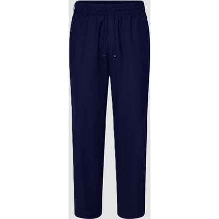 broek met coulisse man marine blauw