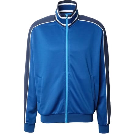 Urban Classics - Interlock Baseball Trainings jacket - S - Blauw