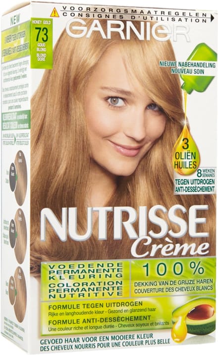 Garnier Nutrisse Ultra Crème 7.3 - Goudblond - Intens voedende permanente haarkleuring