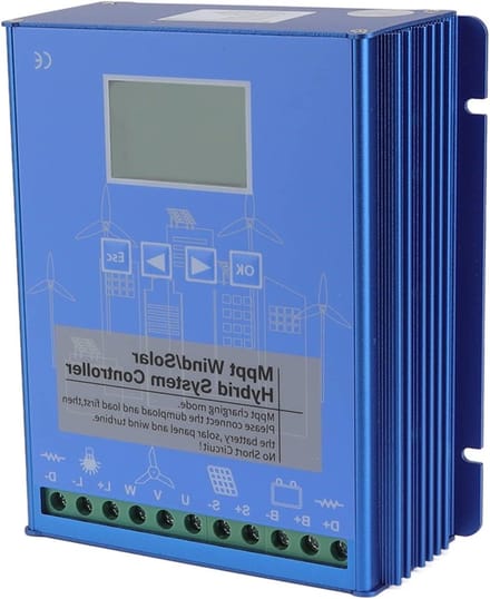 Hybride Laadregelaar - Energie Manager - Off-grid Systemen - MPPT Boost Laden - 12V 24V - Blauw