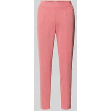 Slim fit stoffen broek met elastische band Model 'Kate'