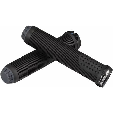 Spank Spike 33 Lock-On Handvaten, zwart/grijs