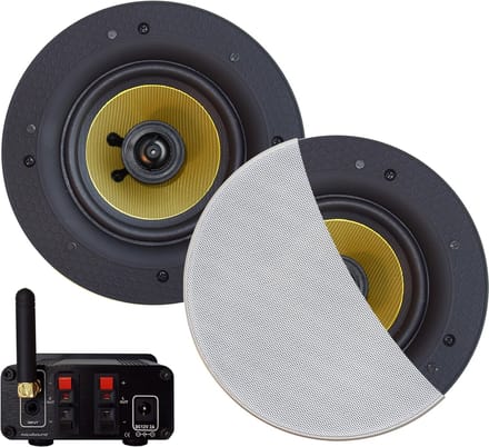 AquaSound BMN70EASY-ZW Bluetooth versterker 70 Watt met Zumba speakers