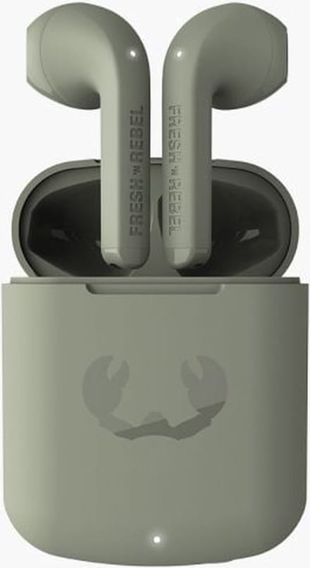 Fresh 'n Rebel Twins Core - Draadloze Bluetooth Oordopjes - Oortjes met 30 uur speelduur - Dried Green