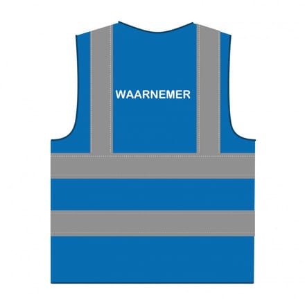 Waarnemer hesje RWS koningsblauw
