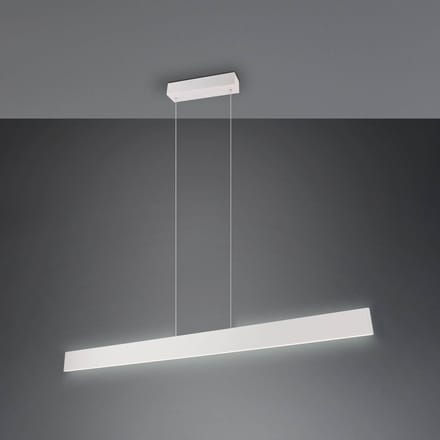 Trio Lighting Galway hanglamp, lichtgrijs, omhoog/omlaag, CCT, metaal