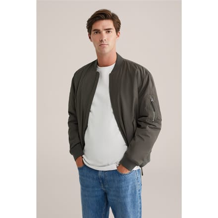 We Fashion Bomber Greyish Green Maat: S | Bomberjacks Outlet | Heren | Groen