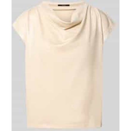 T-shirt met cascadehals model 'Kevine'