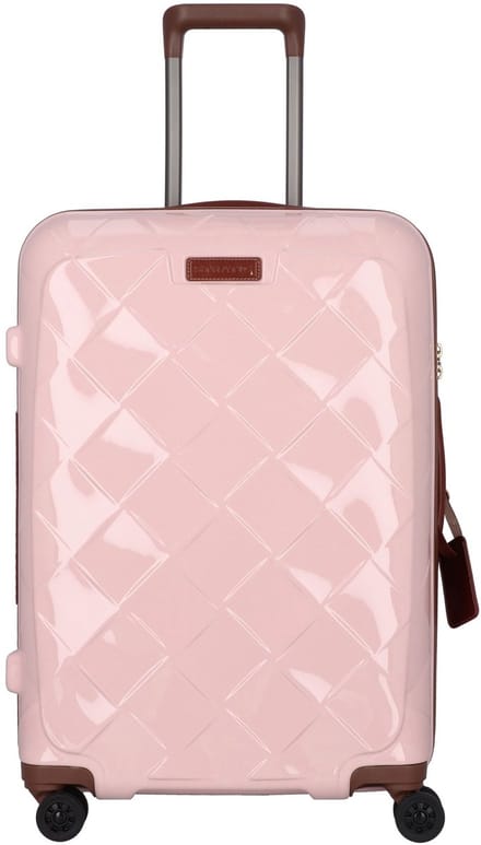 Stratic Leather & More Trolley Rose Roze 66cm