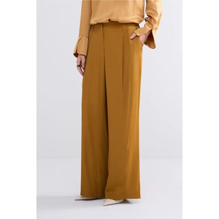 4s2710-12124 Trousers wide leg crepe viscose blend