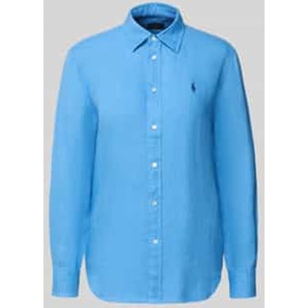 Overhemdblouse van puur linnen