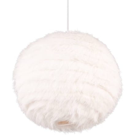 REALITY FURRY - Hanglamp - Zand - excl. 1x E27 10W - D: 35 cm - Aanpasbaar in hoogte