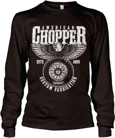 American Chopper Longsleeve shirt -S- Custom Fabrication Zwart