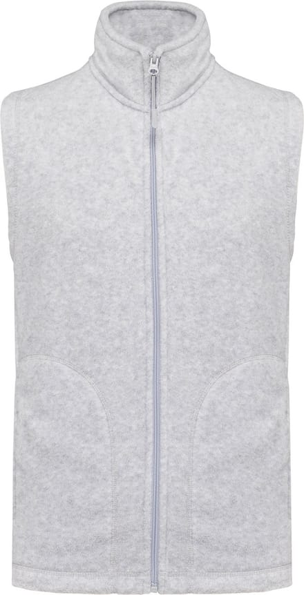 Kariban Bodywarmer van microfleece heren K913 - Ash Heather - S