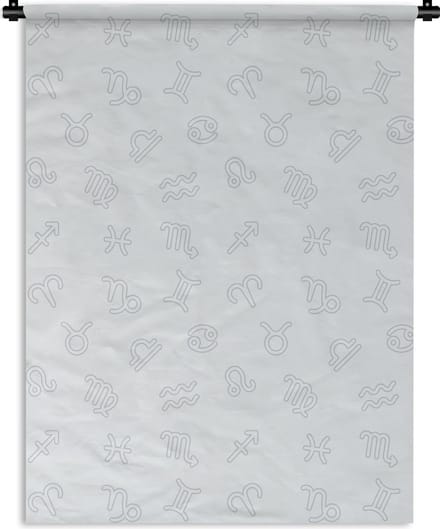 Wandkleed - Wanddoek - Sterrenbeeld - Astrologie - Design - 60x80 cm - Wandtapijt