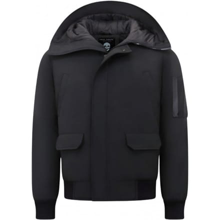 Winterjas Heren Kort model - 8821 - Zwart