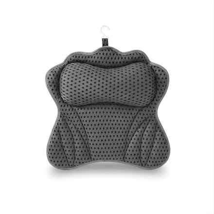 DnA® Badkussen - Badkussens Voor in Bad - Badplank - Grijs - 40cm x 40cm x 1cm