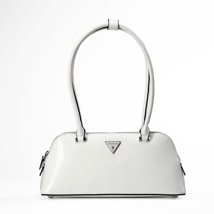 GUESS Schoudertas Arnela Shoulder Satchel Bag White Wit