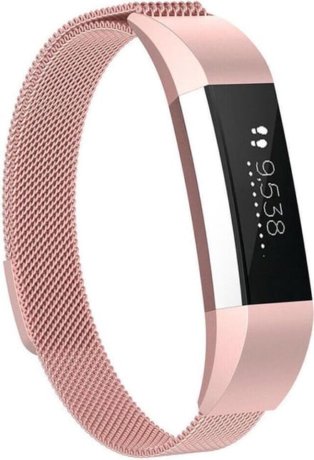Shop4 - Fitbit Alta Bandje - Metaal Roze