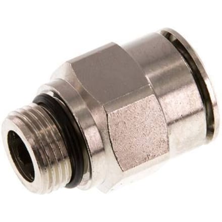 16mm x G3/8'' Messing Insteekfitting Buitendraad NBR