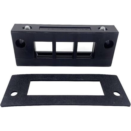 TRU COMPONENTS DVK-W3 Kabelinvoeringsplaat Klem-Ø (max.) 16 mm Polyamide Zwart 1 stuk(s)