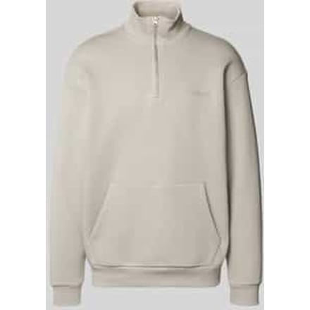 Sweatshirt met labelprint