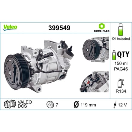Compressor airconditioning VALEO 399549