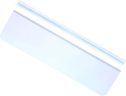 Toilet spatbescherming - Urine deflector - Badkamer netheid - Effectieve naadafdichting - 25.5x10cm - Wit