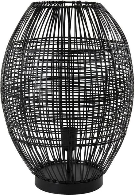 Light&living Tafellamp Ø34x48 cm KOBINA mat zwart
