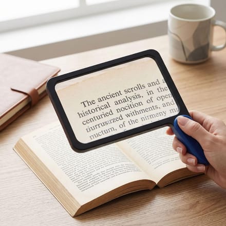 LED Pagina Vergrootglas 5X 48 LED's 3 Kleur Lichtstanden Boek Vergrootglas met Opvouwbaar Handvat voor Lezen
