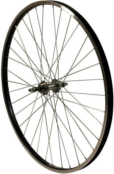 24 Inch Achterwiel voor Loopfiets - Zwarte Velg voor 5-7-Traps Kransen