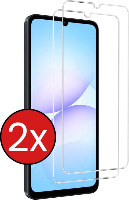 Screenprotector - 2 Stuks - Geschikt voor Samsung Galaxy A07 - Extra Sterk - Beschermglas - Gehard Glas - Tempered Glass - Screen Protector