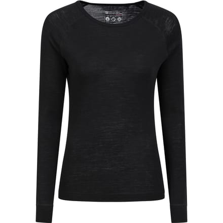 Mountain Warehouse Dames/Dames Merino II Thermo Top (Zwart)