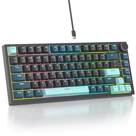 Mechanisch Toetsenbord RGB 75% Compact met Hot Swappable Functie