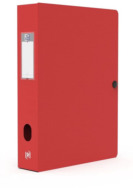 Oxford verzamelbox/opbergbox Memphis, vulhoogte: 60 mm, DIN A4, rood