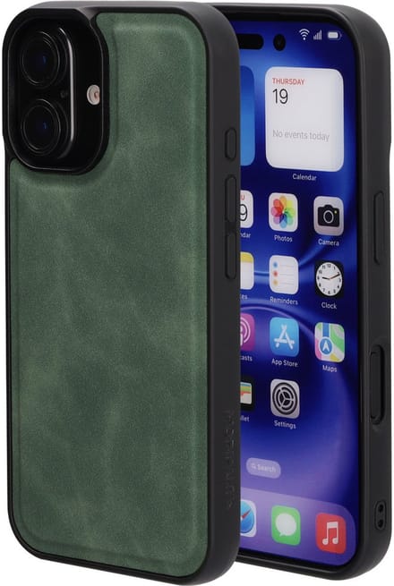 Mobiparts Classic Backcover geschikt voor Apple iPhone 16 Emerald - Groen - MagSafe